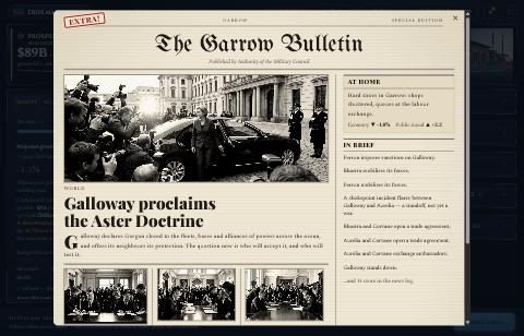 The Garrow Bulletin front page